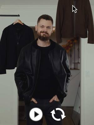 If only trying on your jackets was this easy! .  @Thursday Boots  .  #fallfashion #FashionInspo #leatherjacket #mensfashion 