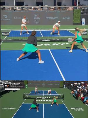 “Aaaaand THAT’S why we love Women’s Doubles 👏” @Anna Bright @Allyce Jones Pickleball @St. Louis Shock ⚡️ | MLP 