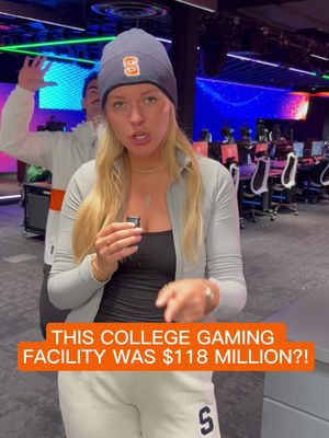 They have an $118 million gaming facility?! @Gabbers @Cole  #college #syracuse #syracuseuniversity 