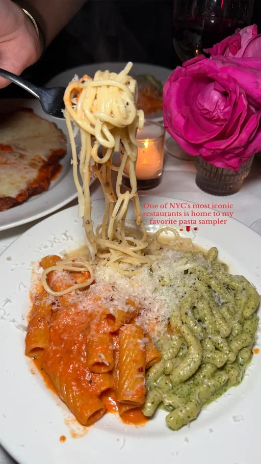The best pasta sampler in NYC hands down that’s been around since the 1980’s + where Carrie had her 35th birthday in SATC! 📍Il Cantinori #pastasampler #nycitalianfood #nycrestaurants #nycpasta #hiddengems 