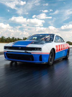 Dodge Hustles Harder. The first Dodge Charger Hustle Stuff Drag Pak by Direct Connection just put the competition on notice. #SRT #DirectConnection #NHRA