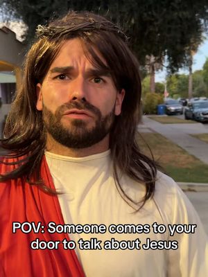 POV: someone comes to your door to talk about Jesus Christ #doorknocking #missionary #jesuslovesyou #comedyskit #satire @Cherdleys 