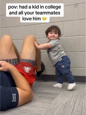 baby G learning to throw the ball already 🫣 #uofa #arizonabaseball #pov #uncs #babyG 