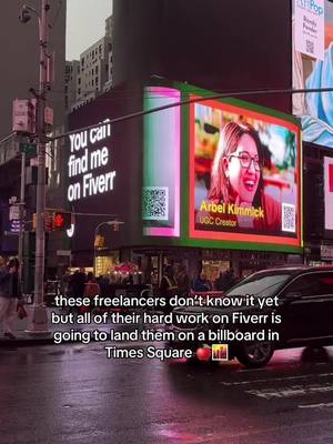 ✨ From freelancers to billboard stars. ✨Congrats to our #InternationalFreelancerDay winners! #fyp #foryou #freelancerlife #freelancer #timessquarenyc