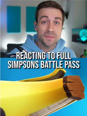 Reacting to the Simpsons Battle pass!! What do you think?  #fortnite #simpsons #battlepass #simpsonsfortnite 