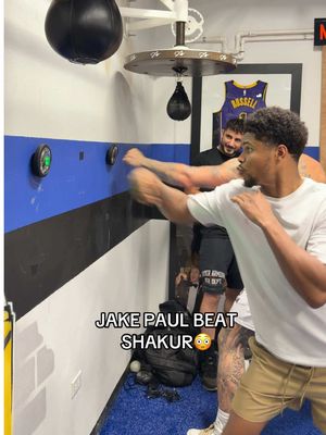 Jake Paul is quicker than Shakur?!?😳 #mvp #boxing #jakepaul