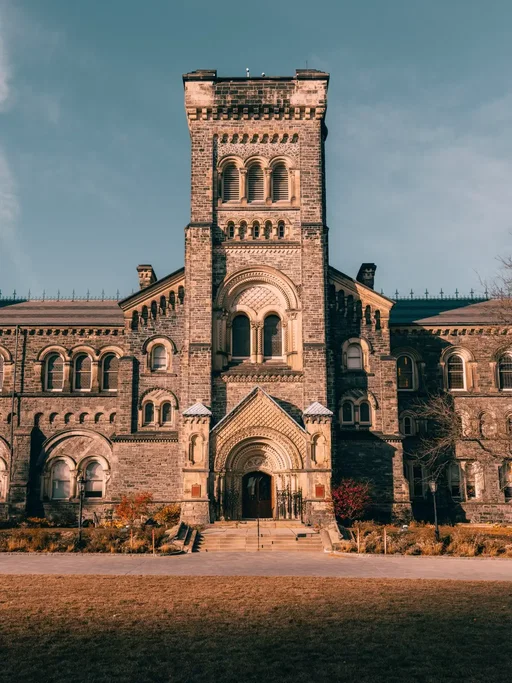 As night falls, our iconic buildings on #UofT's St. George campus take on a spooky glow. 👻   Photos taken by 3rd year U of T Computer Science student Zarif Ali.