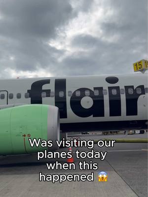 uh oh, she’s coming… 👻 #flairairlines #halloween #unfreezing #spookyseason #canada 