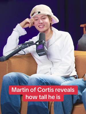 Martin of @CORTIS reveals how tall he actually he is #cortis #kpop #height #martin #zachsangshow 