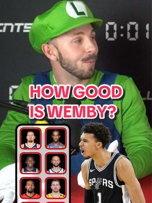 Wemby is top ____ 👽 #victorwembanyama #spurs #NBA #ballislife 