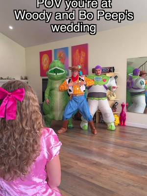 POV: you’re at Woody and Bo Peep’s wedding 🤠🧑‍🚀🧸🦖