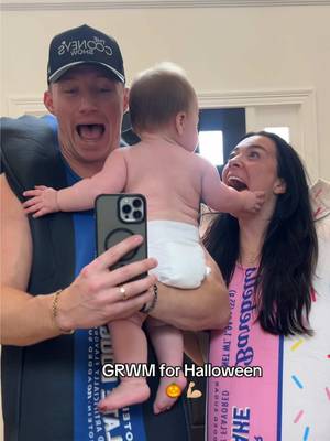 I believe she is saying @Barebells USA is going to win the costume contest AND her favorite bar?! #barebellspartner 