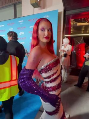 @haleyybaylee goes as Lola from Shark Tale 😱 #haleyybaylee  #heidiklumhalloween #happyhalloween #hayleyybayley #hardrock 