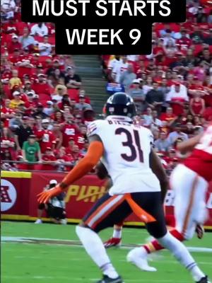 Week 9 Starts #fantasyfootballtips #fantasyfootball 