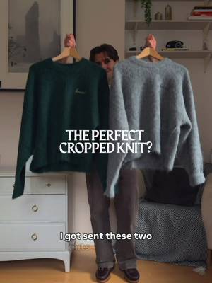 Got sent a couple knits from @bound so you know I had to style them up 🍂 Question is Grey or Green 🤔 Which one is your favourite? Gifted #OOTD #menstyle #mensoutfits #shortguy #fyp 