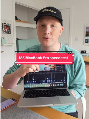 M5 MacBook Pro speed test ⚡️ The AI and graphic power is insane in this new base level chip 😯 Specs : M1 Pro / 16gb ram / 8cpu / 14gpu M5 / 32gb ram / 10cpu / 10gpu  I know the specs aren’t the closest match here but it’s still interesting to see! Those M5 Pro and Max chips are going to be insane 😮‍💨 #macbookpro #apple #m5macbookpro #laptop #macbook