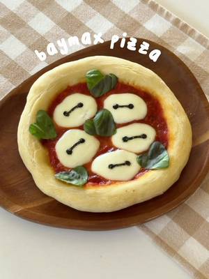 let’s make baymax pizza 🍕 #bighero6  #disneyfood 