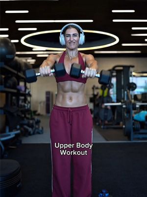 Upper Body time 🔥 Get those dumbbells ready 💪🏼 My App: @Grow Girl 7 day free trial available 🫶🏻 My Outfit: @Oner Active Ruby Red Halter and Joggers (discount code: HAYLEY) #upperbody #upperworkout #upperbodyworkout #shoulderworkout #triceps 