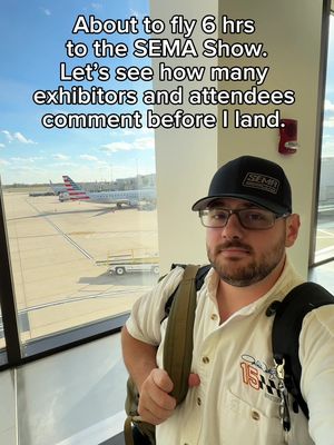 Social Sal is on the move! ✈️📍Who else is on their way to the SEMA Show?  #sema2025 #semashow2025 