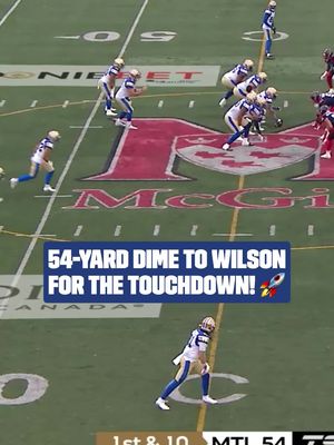 WHAT A ROCKET TO WILSON FOR THE TOUCHDOWN! 🗓️: Eastern Semi-Final LIVE NOW 🇨🇦: TSN, CTV, RDS 🌎: CFL+ #GCPlayoffs