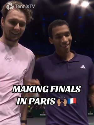 Finals it is 🤩🔜🇫🇷❤️‍🔥 🎥: @Rolex Paris Masters | @Tennis TV  #paris #finals 