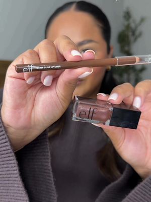 You already know I've been using the @e.l.f. Cosmetics Glow Reviver Lip Oils forever! #elfPartner - they just dropped a NEW plumping version and it's exclusively @Ulta Beauty 🧡 cooling, glossy, and the juiciest lips ever. #elfcosmetics #UBCollective