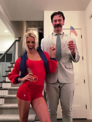 Very nice!!!🇺🇸 #borat #halloween #costume #pamela 