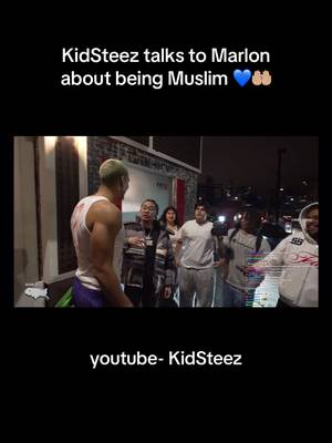 KidSteez talks to @Marlon about being Muslim #islam #marlon #fyp #muslimtiktok #muslim 