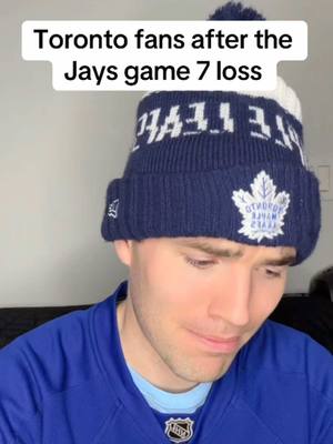 Leaf fans know this pain all too well 😭 @Nick Gallais #bluejays #WorldSeries #mapleleafs 