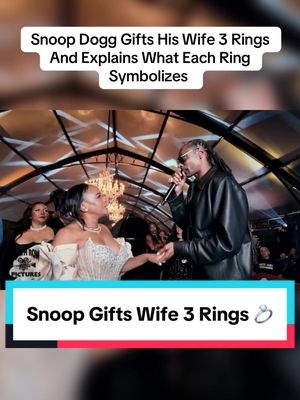 Aww! #SnoopDogg gifts his wife of 28 years #Shante 3 rings at her 50th birthday party 💍. ✍🏾: #TSRStaffST