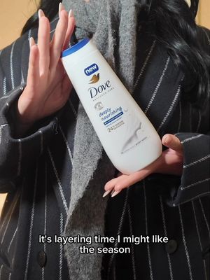 It’s layering season 🧦🧥 But lets not forget the first layer SKIN! My skin hates autumn as it gets so try and itchy! So I’ve introduced @Dove Beauty & Personal Care Advanced Care Deeply Nourishing BodyWash in to my shower routine 🚿🛀 24 Lotion Soft Skin ✅ Dermatologically tested  ✅ The signature Dove scent ✅ what more could you want! #doveambassador #ad 