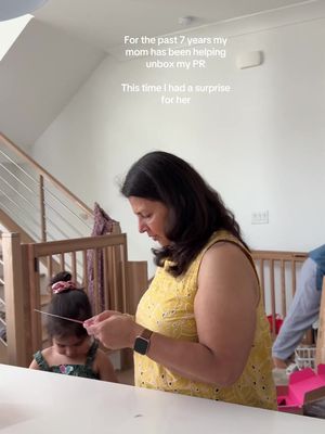 4 years ago when I told my mom we were expecting Mimi, someone told me that I should have surprised her with a "PR box" that she would open. The idea stayed with me all these years. This is how we shared the news with my mom #pregnancyannouncment