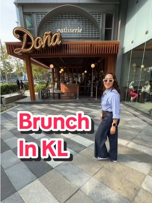 Love checking out the cafes of KL. Today we checked out Dona bakehouse which is right across the street from one of our fave malls, TRX. Saw people were ordering pastries so we had to try. Great place to go before heading to the mall. #brunch #klcafe #klfood