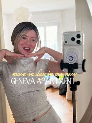 Moving in my new Geneva apartment 🇨🇭🫶🏼 #firstappartment #geneve #suisseromande #Vlog 