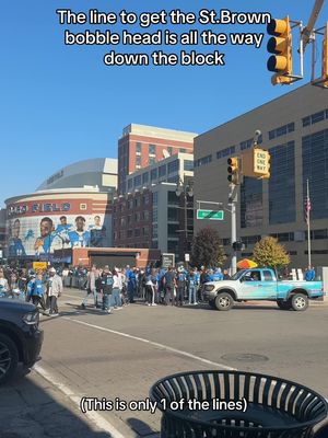 I guess we aren’t getting that bobblehead 🥲🤣 #detroit #detroitlions #fordfield #nfl 