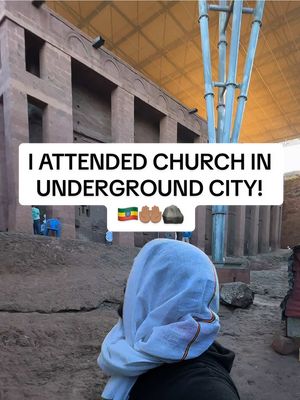 🇪🇹 🇪🇹 Today I decided to attend Sunday Mass in Lalibela, often called the 8th wonder of the world and the New Jerusalem. A place where ancient faith, chants, and stone-carved churches come together to create one of the most powerful and interesting church experiences in the world ☦️  Keep an eye on my YouTube for the full long form video on this! #travel #ethiopia #church #orthodox #lalibela 