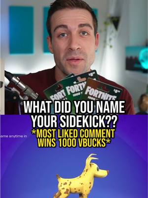 1000 vbucks to the best sidekick name in the new season.  #fortnite #fortnitenewseason #fortnitepets 