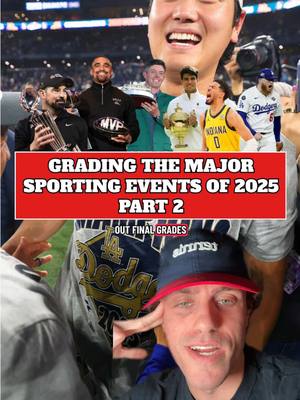 #greenscreen grading every major sporting event of 2025 ‼️🚨 WHAT A YEAR #NFL #CFB #MLB #NBA 