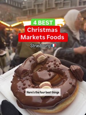 Christmas is coming!!!!!  Strasbourg was the MOST magical place for Christmas we have ever seen! These were our favourite things to eat from the markets there 🤤  #strasbourg #strasbourgfrance🇫🇷 #strasbourgchristmasmarket #strasbourgfood #christmasmarkets 
