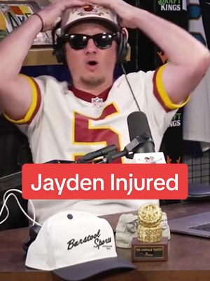 We were taping PMT last night during the Jayden injury. Brutal for Jayden and Commanders fans. 