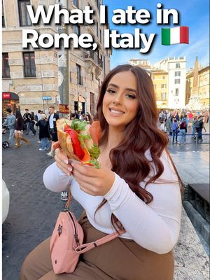 What I ate in Rome 🇮🇹 as a fat girl who finally conquered her fear of travel ✈️🍝☕ Every bite was worth the 8-hour flight 😂 Italy healed me through carbs and cappuccinos 🥐💋 #Rome #Italy #TravelTok #WhatIAteInRome #ItalyTravel