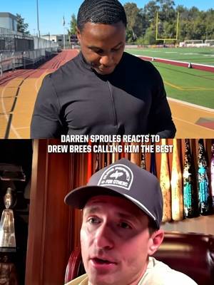 Drew Brees talking about Darren Sproles sayings he’s the best offensive weapon he’s ever played with 🫡👀 #drewbrees #reactionvideo #nflfootball 