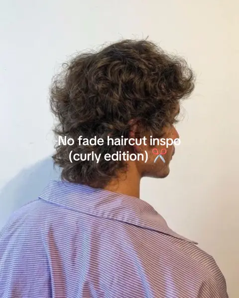 #menshair #curlyhair #haircutideas #nofadecut #hairtok