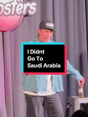 There are two reasons I didn't go to Saudi Arabia! #saudiarabiacomedyfest #riyadhcomedyfestival  #middleeasternstandupcomedy #womendrivers 