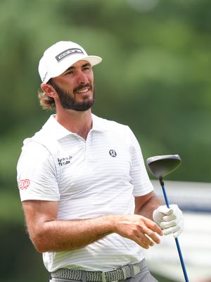 Just watch where this ball ends up...🤯 🎯  Max Homa's 341 yard drive landed 1 ft. from the pin.  #pga #maxhoma ##golftok