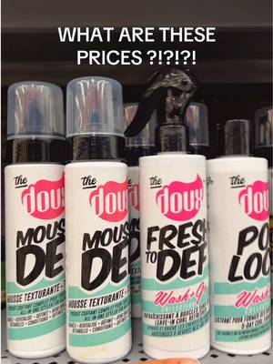 HUHHHH?!?!?!?? I love this stuff but PLEASEEEE ##fyp #canadianprices #douxmousse @The Doux Hair Care 