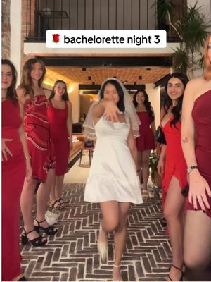 match made in heaven 🌹☁️ 📍bachelorette night 3 in Mexico City  Priscilla dress from @Les Aimants  (ladies and gentlemen… doja cat)