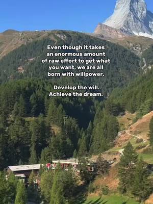 Develop the will. Achieve the dream. #stayconsistent #betteryourself #mindsetmatters #nextbigthing #viraltrack 