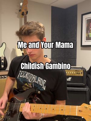 the big muff did wonders for this tone #meandyourmama #childishgambino #guitartok #bigmuff #pog #supro #logic 