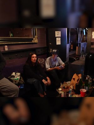 Yes Josh is always late to record. Yes his studio is in his house 